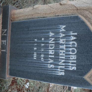 NEL Jacobus Marthinus Andrias 1947-1982