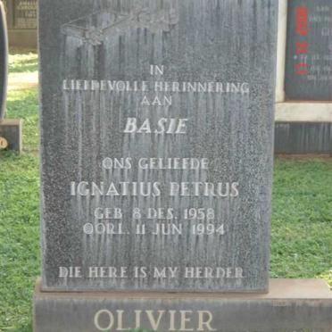 OLIVIER Ignatius Petrus 1958-1994