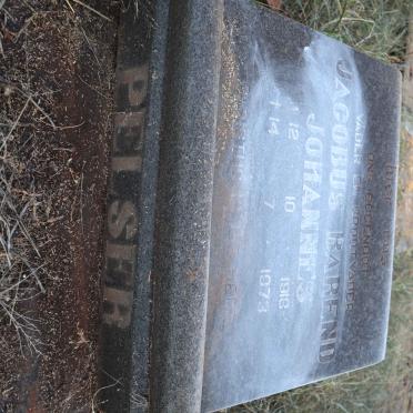 PELSER Jacobus Johannes 1918-1973