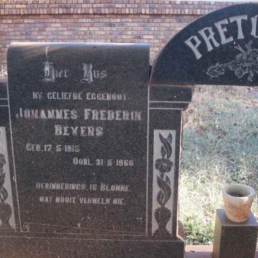 PRETORIUS Johannes Frederik Beyers 1915-1966