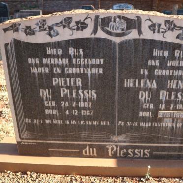 PLESSIS Pieter, du 1907-1967 &amp; Helena Hendrina 1912-1988