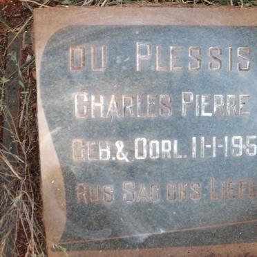 PLESSIS Charles Pierre, du 1952-1952