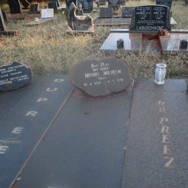 PREEZ Michiel Wilhelm, du 1890-19?9 :: DU PREEZ Hendrik Frederik 1940-2012 :: DU PREEZ Engela Wilhelmina Christina