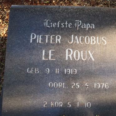 ROUX Pieter Jacobus, le 1919-1976