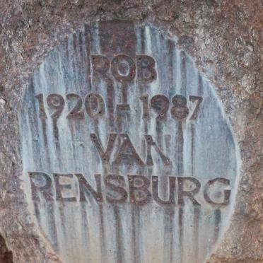 RENSBURG Rob, van 1920-1987