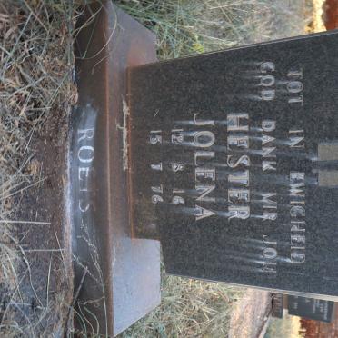 ROETS Hester Jolena 1916-1976