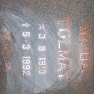 TOLMAY Maida 1913-1992