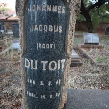 TOIT Johannes Jacobus, du 1942-1982