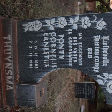 THUYNSMA Ponty Cornelis Ernestus 1903-1982