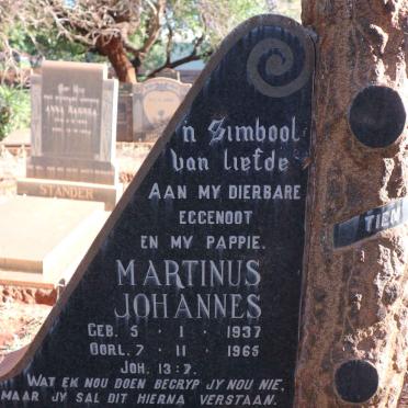 VENTER Martinus Johannes 1937-1965