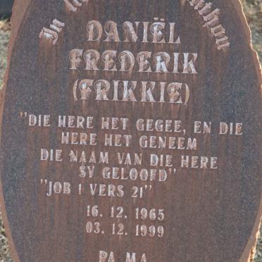 VOS Daniel Frederik 1965-1999