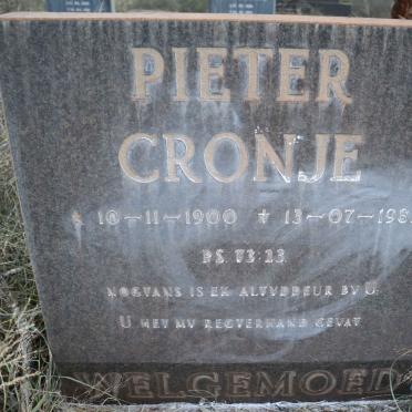 WELGEMOED Pieter Cronje 1900-1981