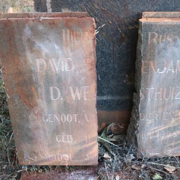 WESTHUIZEN David Benjamin, van der 1905-1966