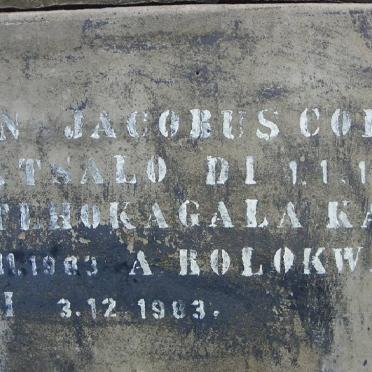 COETZEE Jan Jacobus 1903-1983