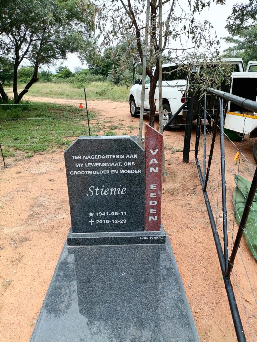 EEDEN Stienie, van 1941-2015