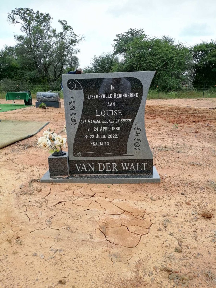 WALT Louise, van der 1980-2022