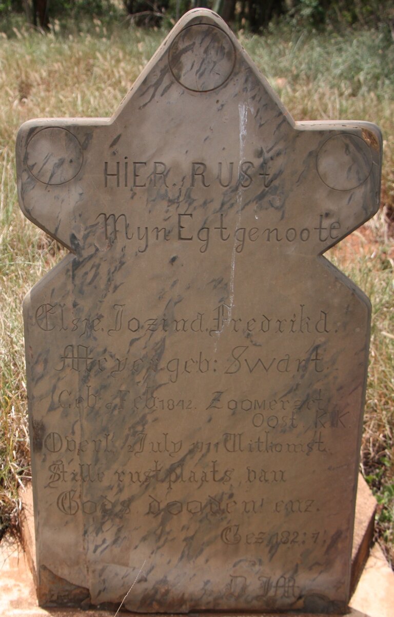 MEYER Elsje Jozina Fredrika nee SWART 1842-1911