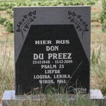 PREEZ Don, du 1948-2000
