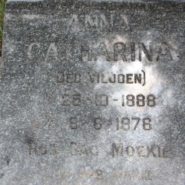 KRUGER Anna Catharina nee VILJOEN 1888-1976