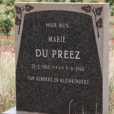 PREEZ Marié, du 1913-1990