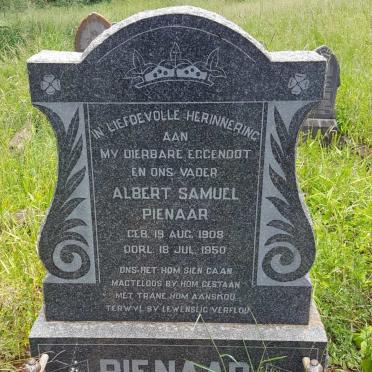 PIENAAR Albert Samuel 1908-1950