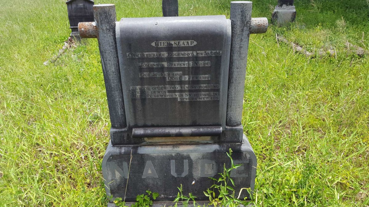 NAUDE Johannes Stefanus 1882-1936