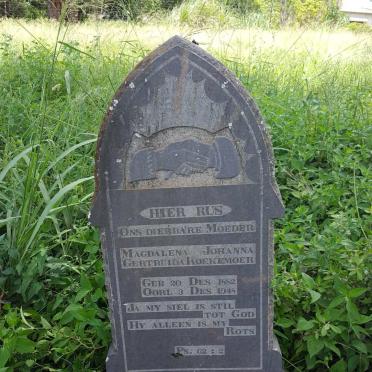 KOEKEMOER Magdalena Johanna Gertruida 1882-1948