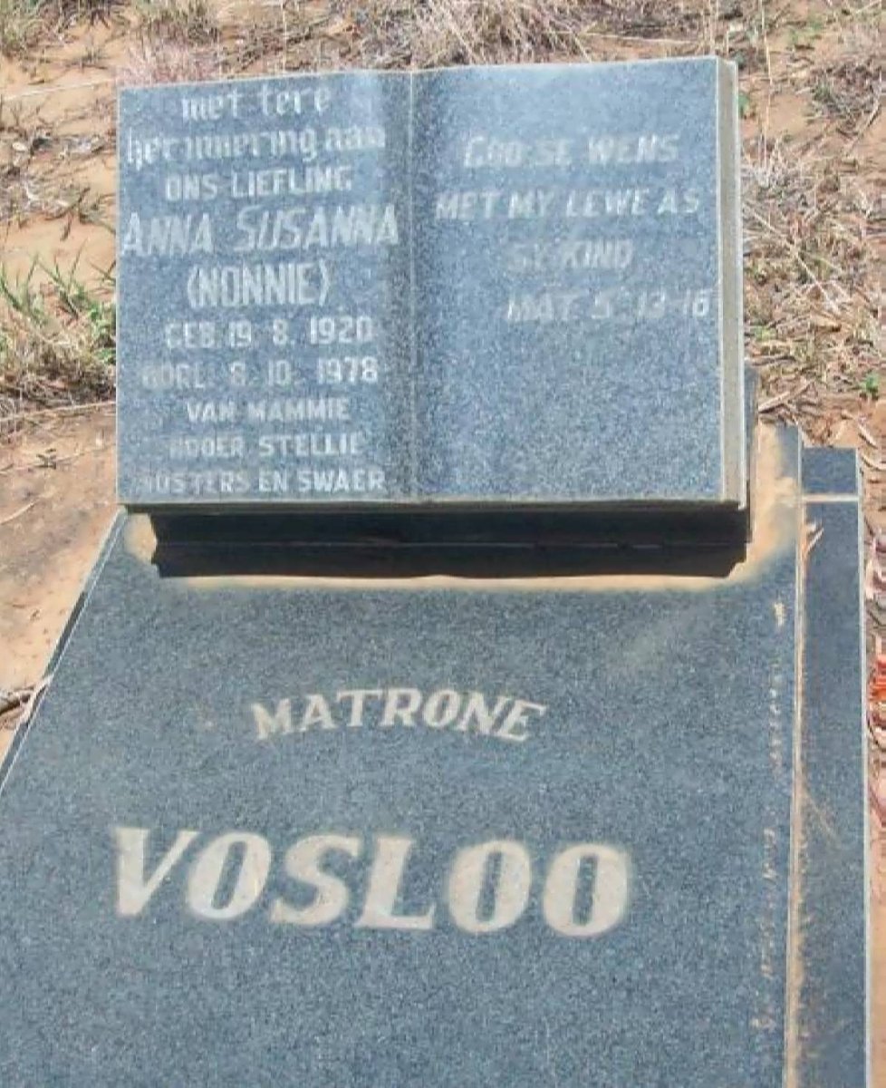 VOSLOO Anna Susanna 1920-1978