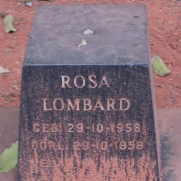 LOMBARD Rosa 1958-1958