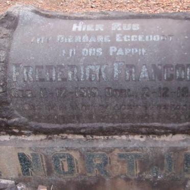 NORTJE Frederick Francis 1919-1959