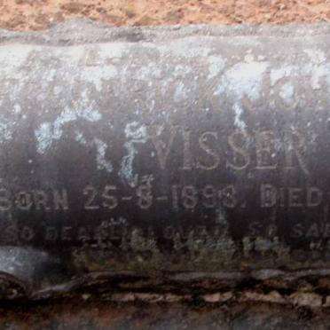 VISSER Frederick Johannes 1898-1961