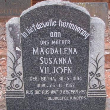 VILJOEN Magdalena Susanna nee BOTHA 1884-1967