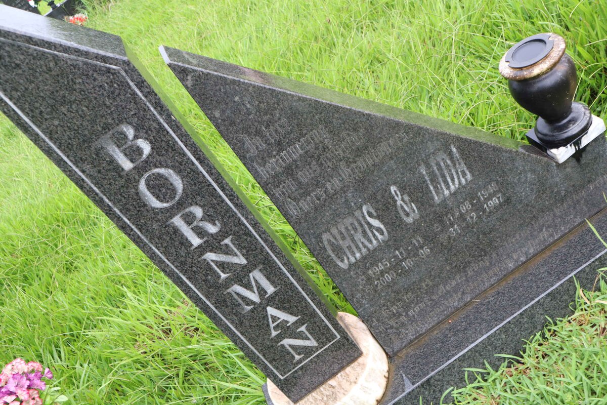 BORNMAN Chris 1945-2000 &amp; Lida 1948-1997