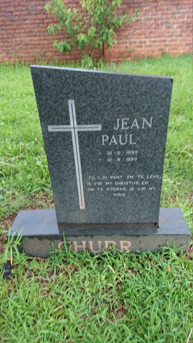 CHURR Jean Paul 1959-1999