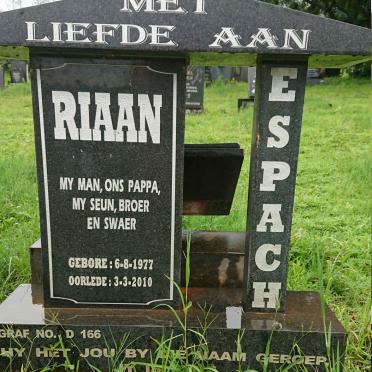 ESPACH Riaan 1977-2010