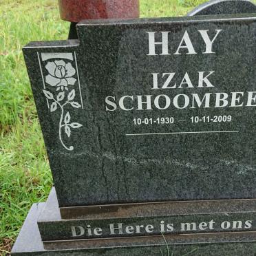 HAY Izak Schoombee 1930-2009