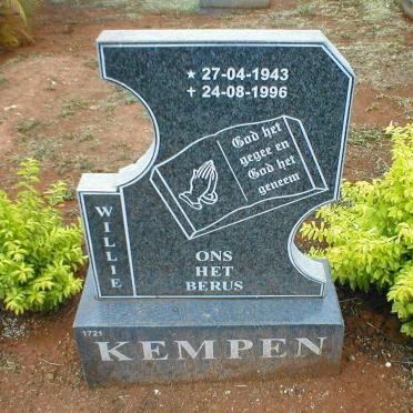 KEMPEN Willie 1943-1996