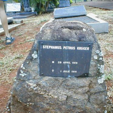KRUGER Stephanus Petrus 1919-1991