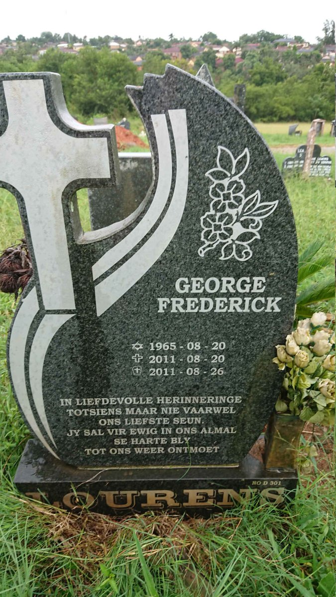 LOURENS George Frederick 1965-2011