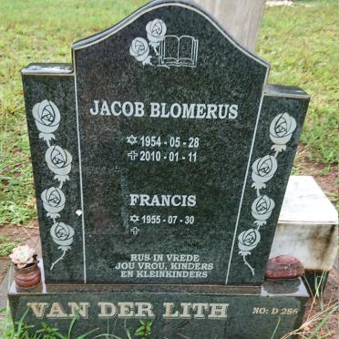LITH Jacob Blomerus, van der 1954-2010 &amp; Francis 1955-
