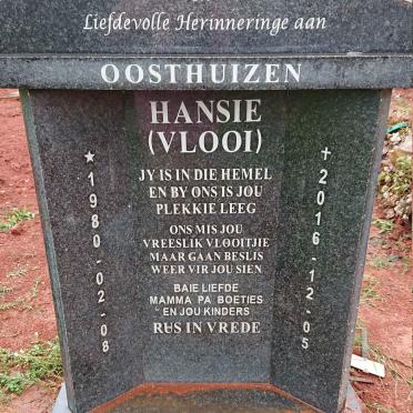 OOSTHUIZEN Hansie 1980-2016