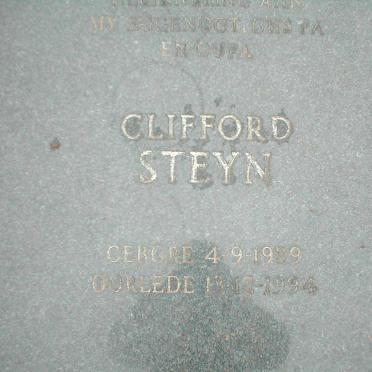 STEYN Clifford 1939-1994