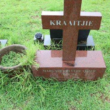 VISSER Margaret Blythe nee LOUW 1931-2000