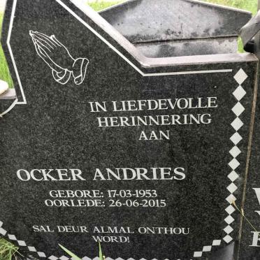 WYK Ocker Andries, van 1953-2015