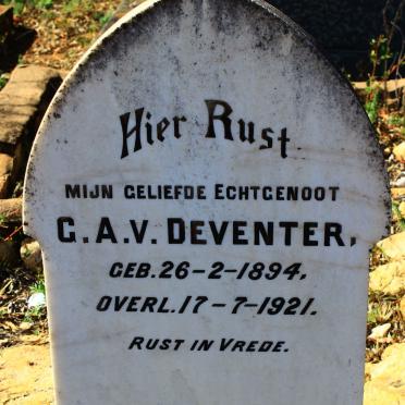 DEVENTER G.A., v. 1894-1921