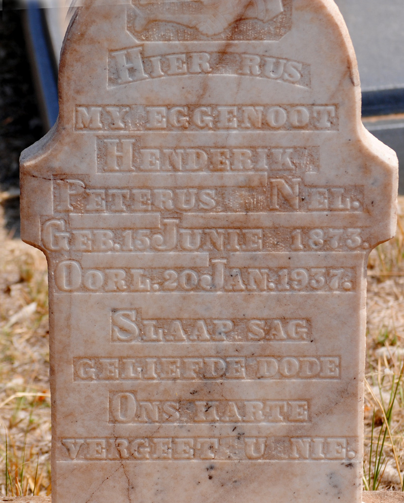 NEL Henderik Peterus 1873-1937