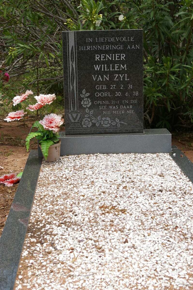 ZYL Renier Willem, van 1931-1978