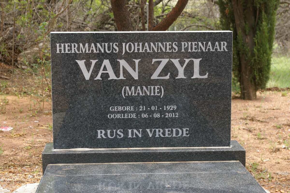 ZYL Hermanus Johannes Pienaar, van 1929-2012
