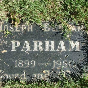 PARHAM  Joseph Benjamin 1899-1980