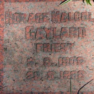 GAYLARD Horace Malcolm 1909-1938